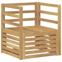 vidaXL Utesofa Solid akasietre Hvit