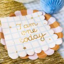 Servietter I Am One Today   12 pakning