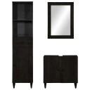Vidaxl Baderomsskapsett 3 deler heltre mango 3310019
