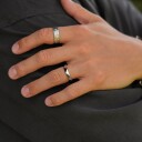 Schultz Mika Ring Rustfritt Stål DU30035-58 - Unisex - Stainless Steel