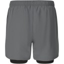 Virtus Zayne V2 M 2 In 1 Shorts Grey XXL