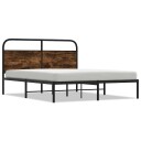  Sengeramme uten madrass røkt eik 120x190 cm konstruert tre 8721158563002