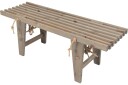 Hillerstorp Ecobench benk Gråoljet furu 120 cm Grå