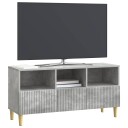  TV skap med skuff Betonggrå 102 x 34,5 x 50 cm Konstruert tre