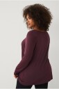 Ellos Plus collection   Soft topp med langt erme   Brun