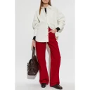 Ami Paris Dame Jeans Rød W26,