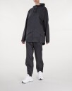 Rains Unisex Regnjakke Svart Vanntett med Hette Størrelse S