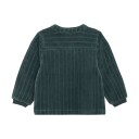 En Fant Skjorte I Velour Og Kordfløyel Balsam Green (80 / 1 år)