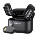 Maono PC2 Trådløs Lavalier Mikrofon med 48kHz Opptak og 30 Timer Batteritid