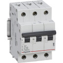 Legrand 4 stk RX³ MCB automatsikring C10 3P 3M 4,5kA