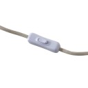 Lindby Solomia bordlampe beige jern Ø 20 cm