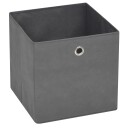 vidaXL Oppbevaringsbokser 10 stk uvevd stoff 28x28x28 cm grå