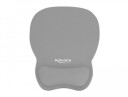 DeLOCK Ergonomic Mouse pad with Wrist Rest grey 245 x 206 mm