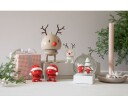 Hoptimist Snøkule Santa Hvit