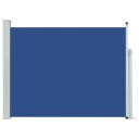 vidaXL Uttrekkbar sidemarkise 140x500 cm blå