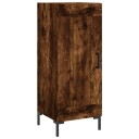 vidaXL Skjenk røkt eik 34,5x34x90 cm konstruert tre