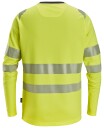 Snickers 2431 T-skjorte, lang, HiVis Mann, Str. 4XL, HiVis Gul