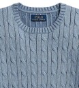 Ralph Lauren Polo Genser Strikk Blue Heather Polo 6 år 116 Genser Blå
