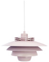 Dyberg Larsen Ejka Mini Pendellampe 30cm E27 9W 3m Ledning Pink/Metal