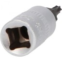 Ks Tools 911.1442, Stikkontakt, 1/4", 1 Hoder, Kromvanadiumstål, Din 3120, Iso 1174, 14 G
