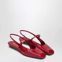Prada, Dame, Sko, Rød, 37 EU,