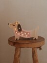 Little Lights Mini Lampe Hundevalp Rosa