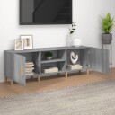 vidaXL TV-benk grå sonoma 150x30x50 cm konstruert tre