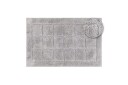 Baderomsmatte Kvadrat - 70x120 cm, Sølv