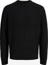 Jack & Jones Jjsage Knit Crew Neck Jnr   BLACK   164