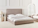 Dobbeltseng med lamellramme Rouen 160x200 cm   Taupe