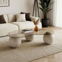 Coffee Table Nordure Bronstonad -