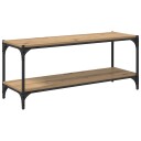  TV skap Artisan Eik 100x33x41cm Ingeniørtre og jern