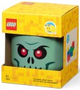 LEGO Oppbevaring Hode Skjelett Small Grønn