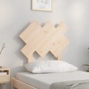 vidaXL Sengegavl 72,5x3x81 cm heltre furu