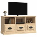 vidaXL TV-benk sonoma eik 100x35x50 cm konstruert tre
