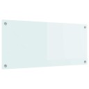  Kjøkkenbakplate Hvit 90 x 40 cm herdet glass