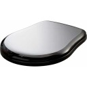 Lavabo Retro Toalettsete og lokk 450x355 mm, Sort Blank/Rustfri