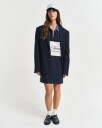 Gant Oversized ruggerkjole i bomull EVENING BLUE XXL