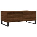 vidaXL Salongbord brun eik 90x50x36,5 cm konstruert tre