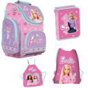 Barbie Skoleveske med 5 deler