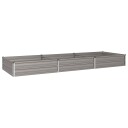 vidaXL Hevet Hagebed Rusten 240 x 80 x 24 cm papp