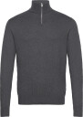 Jack & Jones Jjeemil Knit Half Zip Noos   Grey   XS
