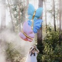 Partydeco Folieballong Sommerfugl Rosa FB248-081