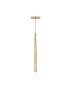 Pylon 1 Light Pendant Natural Brass