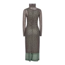 Dries Van Noten Dame Kjoler Brun S,
