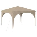 vidaXL Pop up Festtelt 290 x 290 x 245 cm Krem