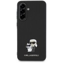 Karl Lagerfeld Saffiano Deksel til Samsung Galaxy A36 med Metall-Logo - Svart