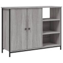 vidaXL Skjenk grå sonoma 100x33x75 cm konstruert tre