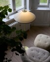 Edgeform Tafta Gulvlampe Ø52 Rød/ Off white