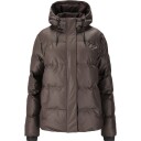 Weather Report Audrey PU Puffer Vinterjakke Dame Brun 42